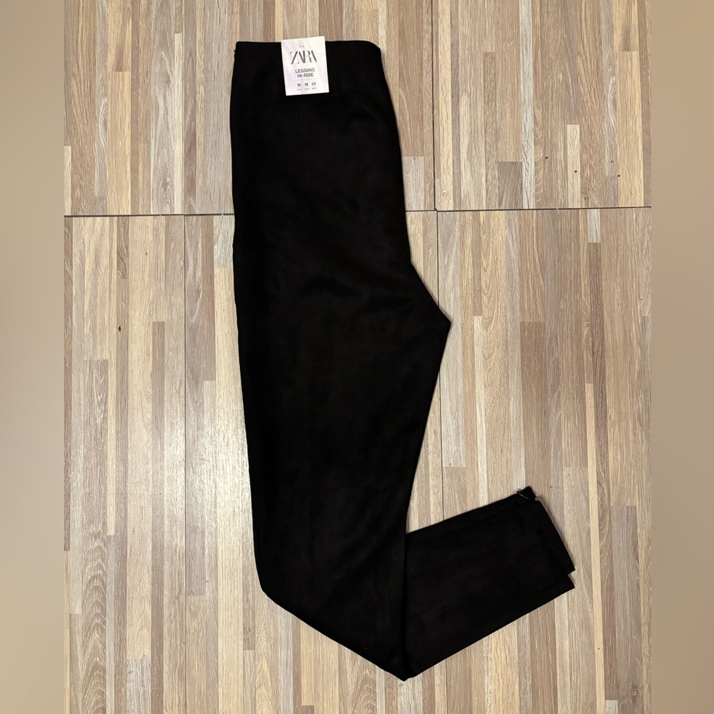 Zara Black High-Waisted Pants